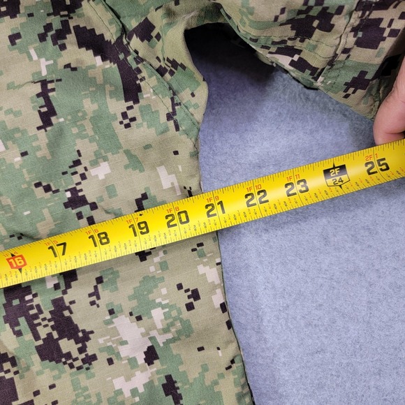 military blouse Jacket Mens Medium Green Navy Working Uniform Type III Camo - Picture 7 of 9